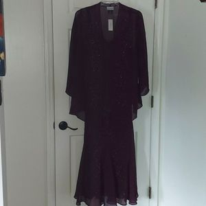 Gorgeous Eggplant Evening Gown